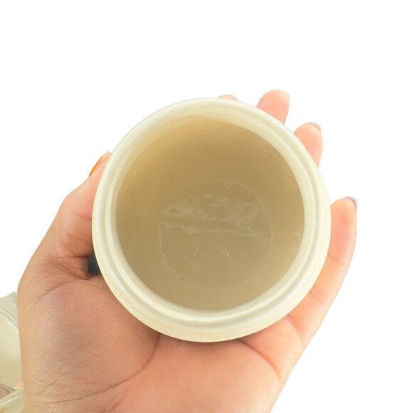 1980s Ceramic Sugar And Creamer Set 2 With Cute Whimsical Teddy Bear On Top - Picture 4 of 15